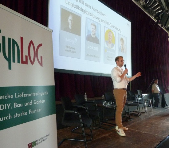 Matthias Rothfuchs erläuterte, was sein Unternehmen Baitech zu bieten hat.&nbsp;