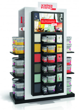 Schöner Wohnen Trendfarben im LC-Ständer.
Schöner Wohnen Trendfarben im LC-Ständer.