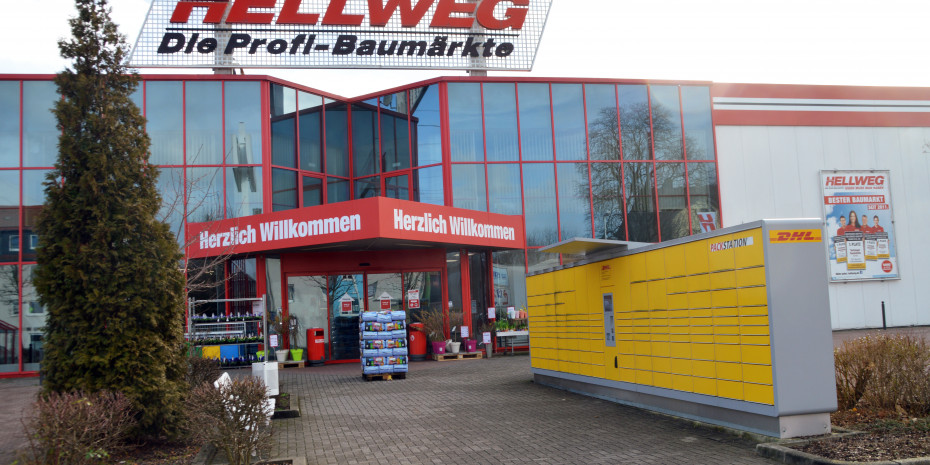 Hellweg, DHL-Packstation