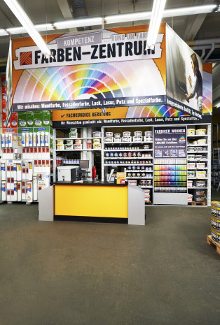 Hornbach, Farbzentrum
Hornbach, Farbzentrum