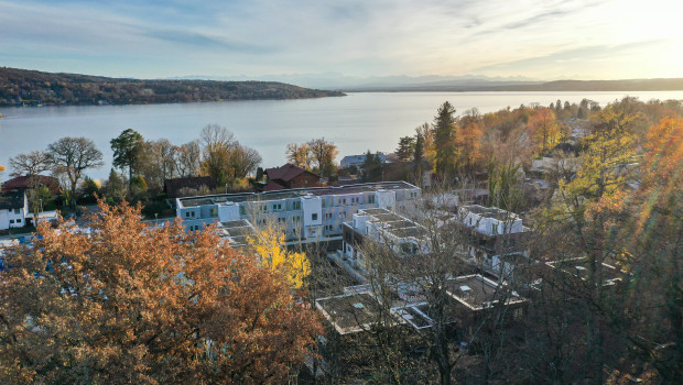 Ins Quartier Lagom in Herrsching am Ammersee, einem Neubauprojekt von Bauwerk, ziehen Anfang 2021 die ersten Bewohner ein.&nbsp;