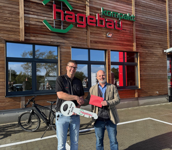 Schlüsselübergabe in Wyk auf Föhr.