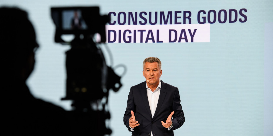 Detlef Braun, Geschäftsführer der Messe Frankfurt, begrüßte die online zugeschalteten Besucher.&nbsp;