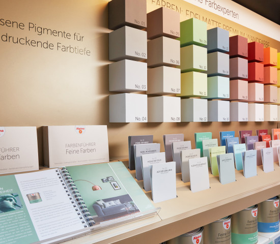 Alpina Feine Farben, Farbpalette