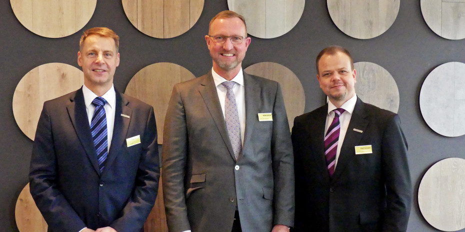 Parador, Führungsriege, Dirk Nowak, Lubert Winneken, Hendrik Voß (v.l.)