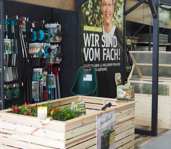 Vorgestellt wurde auch das Themenmodul Hochbeet.