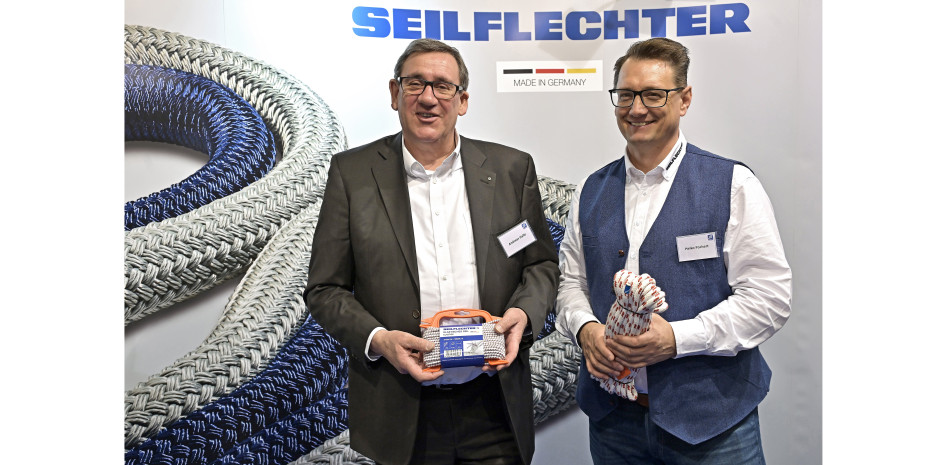 Engagiert auf der Messe: Der geschäftsführende Gesellschafter Andreas Halle (l.) und Vertriebsleiter Heiko Pochert.