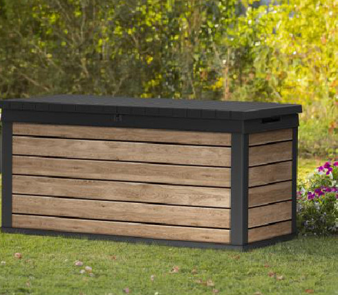 Keter Signature Collection: Kissenbox im Design Ashwood