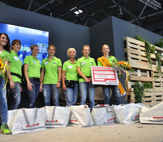 Am Finale in Köln beim Tag des Gartens im Rahmen der diesjährigen Spoga+Gafa nahmen insgesamt sechs Finalistinnen teil.
Am Finale in Köln beim Tag des Gartens im Rahmen der diesjährigen Spoga+Gafa nahmen insgesamt sechs Finalistinnen teil.