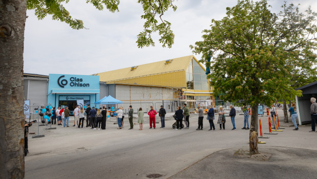 Clas Ohlson hat in Söderhamn seinen 250. Markt eröffnet.
