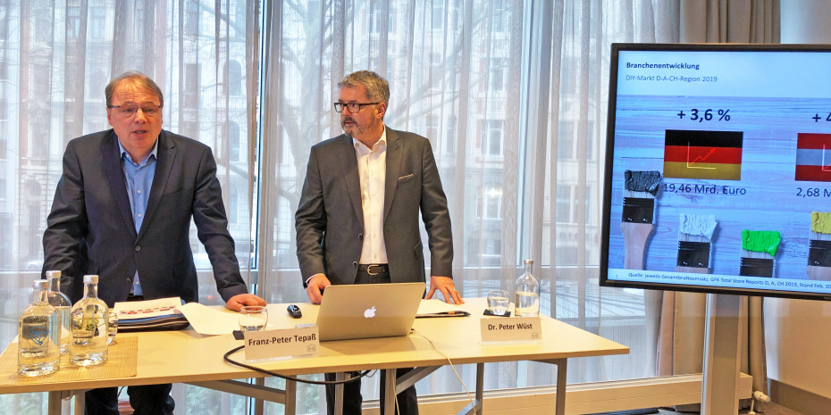 Franz-Peter Tepaß (links), Peter Wüst, BHB-Zahlen