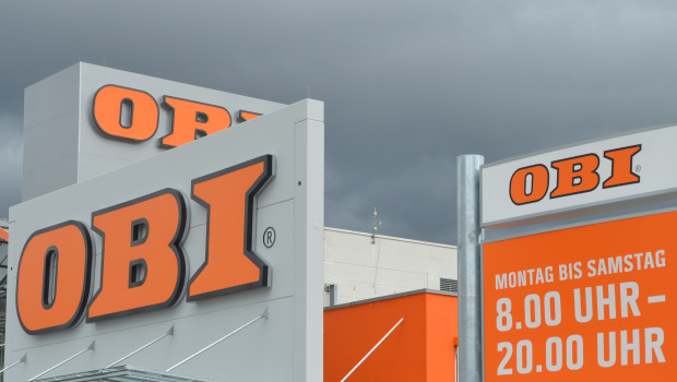 Laut der aktuellen Baumarktstudie 2023 hat Obi einen Markenwert von &nbsp;1,465 Mrd. Euro.