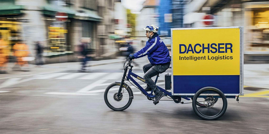 Mit Cargo Bikes kommt Dachser emissionsfrei sogar in Fußgänger­zonen.&nbsp;