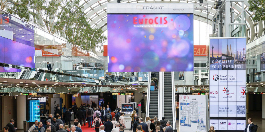 Über 13.500 Fachbesucherinnen und -besucher zur EuroCIS kamen &nbsp;nach Düsseldorf.&nbsp;