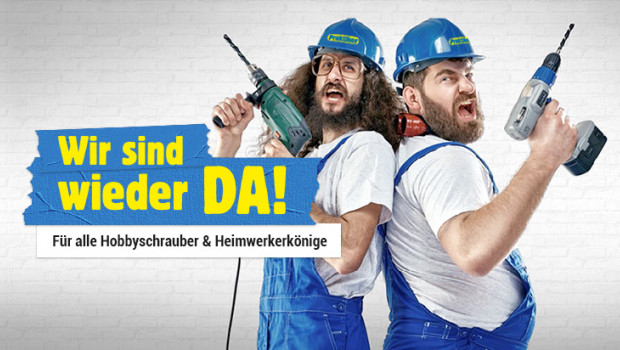 Die Ankündigung der Wiederauferstehung auf praktiker.de