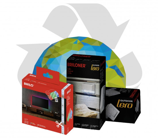 Mit dem Ziel, die Produktverpackungen nachhaltiger zu gestalten, hat Briloner Kunststoffbestandteile durch Papier und Karton ersetzt.&nbsp;