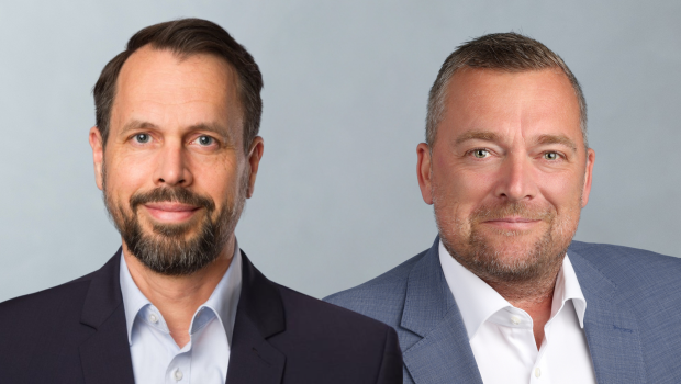 Christian Heß (l.) verantwortet bei der Hagebau künftig die Vertriebs- und Marktentwicklung Einzelhandel, Andreas Hannewald übernimmt die Leitung des operativen Vertriebs Einzelhandel.