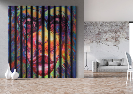 Die Kunden können aus vorgeschlagenen Designs wählen – oder ihr eigenes Bild auf die Akustikplatte bringen. Digitaldruck macht’s möglich.&nbsp;