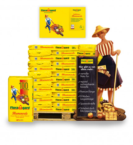 Floragard, Retro-Aktionsverpackung