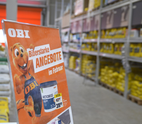 Die Warengruppe Farbe ist bei den Baumärkten besonders beliebt, um damit Aktionen umzusetzen.