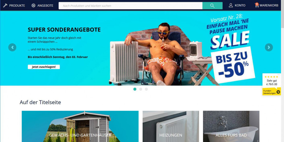 ManoMano, Online-Auftritt